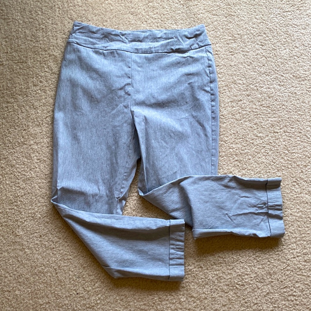 Gray dress capris